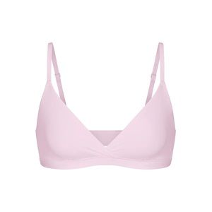 SKIMS FITS EVERYBODY TRIANGLE BRALETTE CHERRY BLOSSOM XS